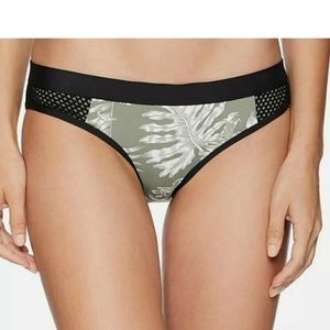 Skye Womens Green Floral Bikini Bottom Size XL